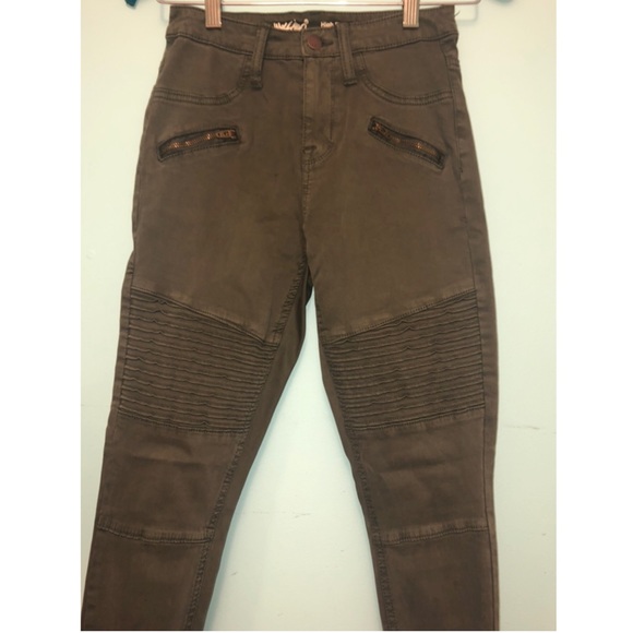 Mossimo Moto Olive Pants - Picture 2 of 3